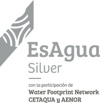 Silver EsAgua-Primario-RGB sello huella hidrica silver